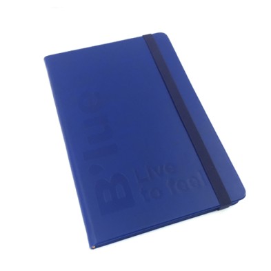PU Hard cover notebook - Blue