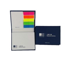 Sticky memo pad with fluorescent PET post-it -HKBN