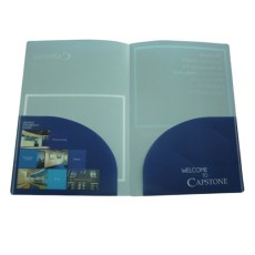 A4 Plastic Folder (open style) - Capstone