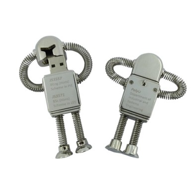 Metal Human shape USB stick-PolyU