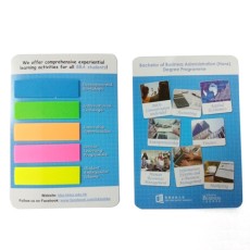 Diecut sticky memo pad with cover - HKBU