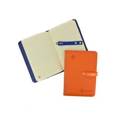 Leather Notebook with USB Flash Drive -PolyU