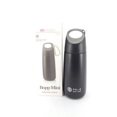 Bopp Mini 迷你都市單層不銹鋼登山扣水壺-克色 (P436.501)-BOCG