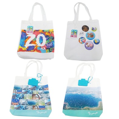 Cotton totebag shopping bag - HK20
