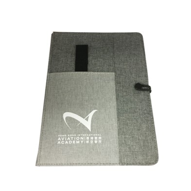 Kyoto A5 notebook cover -grey P773.152-Airport Authority