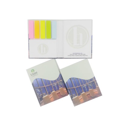 Hard cover Post-it memo pad - L'hotel