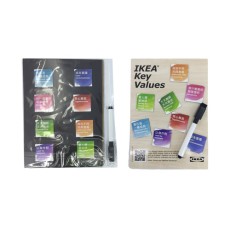Magnetic board with marker set -IKEA