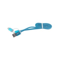 Micro USB + Type C 充電線-HKT