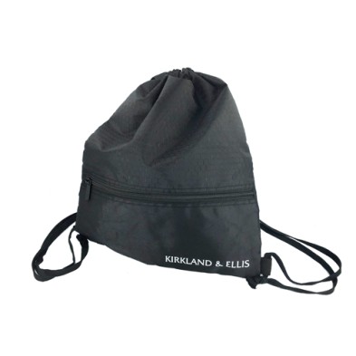 Drawstrings gym bag with handle- Kirkland Ellis