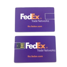 Card size USB drive(Emboss logo)-FedEX