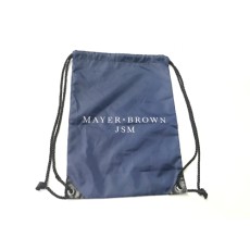 Drawstrings gym bag with handle -Mayer Brown JSM