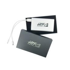 Slim Metal portable power bank 4000mAh-HAMA