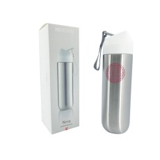 Neva water bottle metal 500ml-White P436.073-CIS Alumni