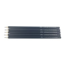 Wooden color pencil set with sharpener - HKU