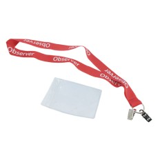 Corporate lanyard strap - Observer