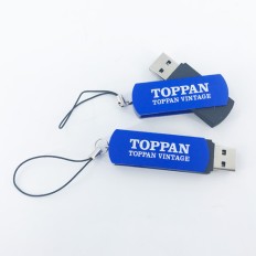 Rotating Metal case USB Stick - Toppan Vintage