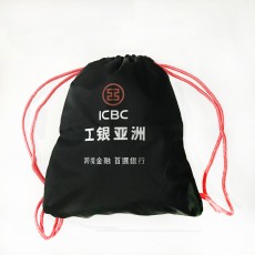 Drawstrings gym bag with handle -ICBC