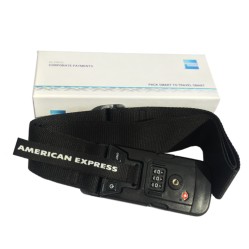 Luggage strap with weight scale(TSA lock)-American Express
