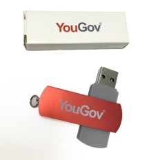 Rotating Metal case USB Stick -YouGov