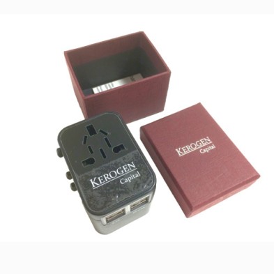 Universal Travel Adaptor with 4 USB Charging Ports-Kerogen Capital