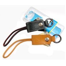 Leather Keychain USB Cable-Brewer Science