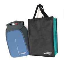 The Bobby Compact / Montmartre 2.0 Anti Theft backpack by XD Design - Diver Blue P705.535-AXA Investment Managers