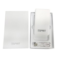Ultra slim power bank with micro charger cable -Esprit