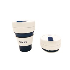 折叠便携硅胶旅行咖啡杯355ml-Sidley
