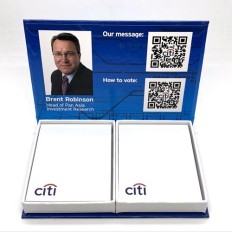 Hard cover Post-it memo pad - Citibank