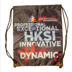 Drawstrings gym bag with handle -HKSL