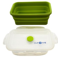 Silicone folding lunch box-CLP