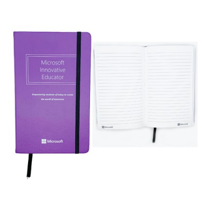 PU hard cover notebook-Microsoft