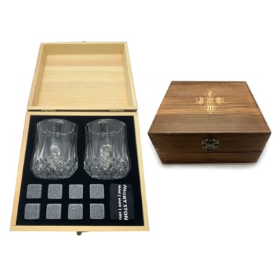 Whisky Cup + Ice Stone Set-JSC