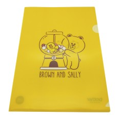 A4 Plastic Folder - Line friends