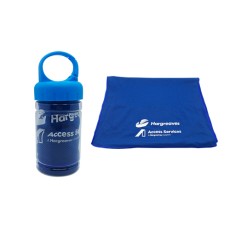 Cooling Towel with Carabiner case-Access Services