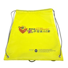 Drawstrings gym bag with handle -HKJC