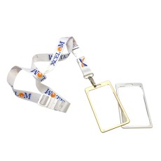 Lanyard metal card holder-Xcelom