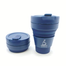 Foldable Portable Silicone Travel Coffee Mug 355ml-HKBAC