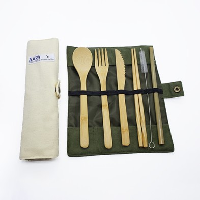 Portable wooden tableware 6 set-Cathay Pacific