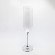Clear Champagne glass-CASBAA