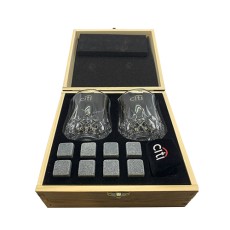 Whisky Cup + Ice Stone Set-Citibank