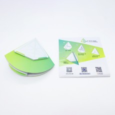 Diecut sticky memo pad with cover -CITF
