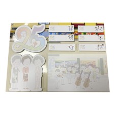 Diecut sticky memo pad with cover - Chan's Creative School