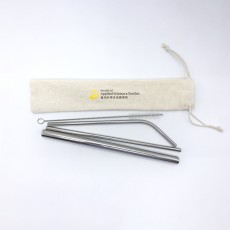 Stainless Steel Drinking Straws (4 Pieces Set)-FAST PolyU