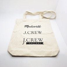 Cotton totebag shopping bag -JCrew