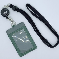 Badge holder with leather lanyard - WFJLPS