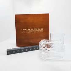 Whisky Cup + Ice Stone Set-Sherman & Sterling