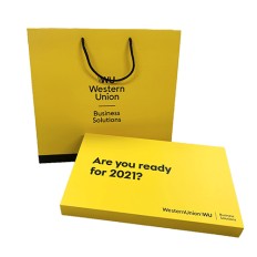 Paper bag -Western Union Business Solutions