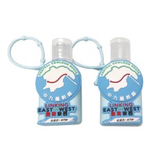 Portable instant Silicone holder hand sanitizer 30ML-Linking east west