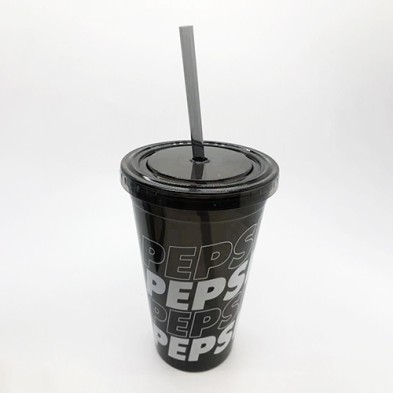 Double Straw Cup-Pepsi